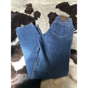 Vintage Jeans Womens 11/12 x 36 High Rise Denim‎ Blue 20X by Wrangler Western